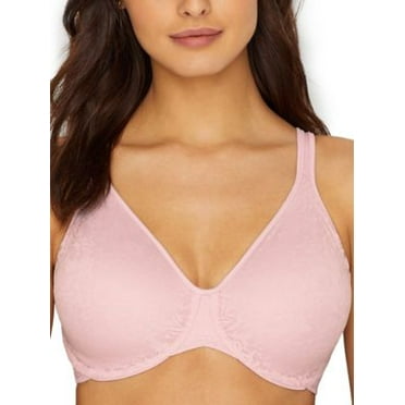 Bali Passion 2PK Comfort Minimizer Underwire Bra_Silver Lace Print_34C Bali Passion 2PK Comfort Minimizer Underwire Bra_Silver Lace Print_34C